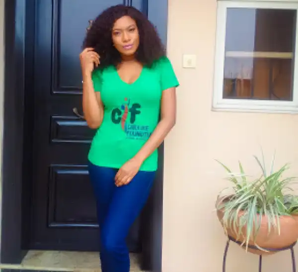 Chika Ike celebrates birthday with school children.